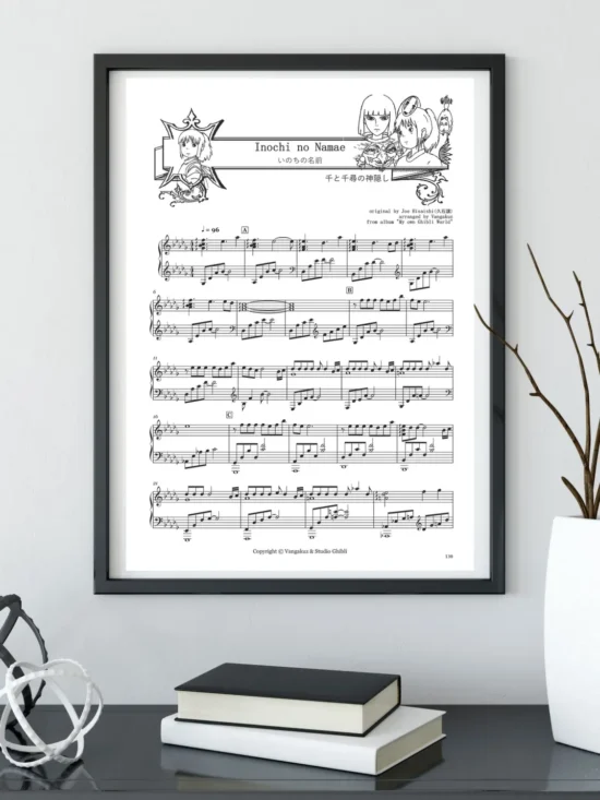 Inochi no Namae ~ いのちの名前 [sheet music]