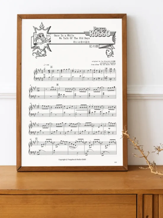 Once In a While Talk Of The Old Days ~ 時には昔の話を ~ Toki ni wa Mukashi no Hanashi o [sheet music]